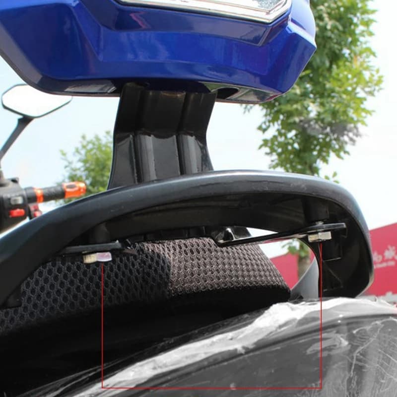 Coussin de dossier de passager arrière pour moto, bagage, barre T1, 1 pièce
