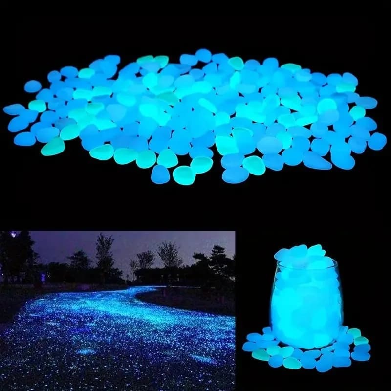 500 pierres lumineuses pour jardin