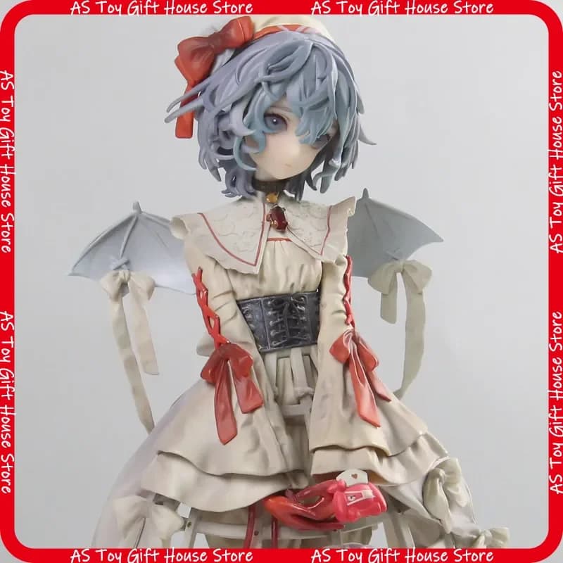 Figurine d'anime Touhou Project Remilia Scarlet, cheveux courts, fille vampire, Statue, modèle de décoration de bureau, jouet pour fans Otaku