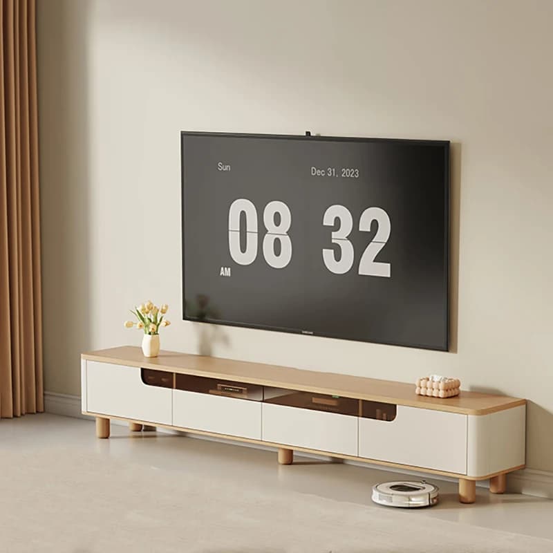 Meuble TV de style italien, design simple, rangement unique, meuble TV de luxe, meubles de salon nordiques, meubles de salon
