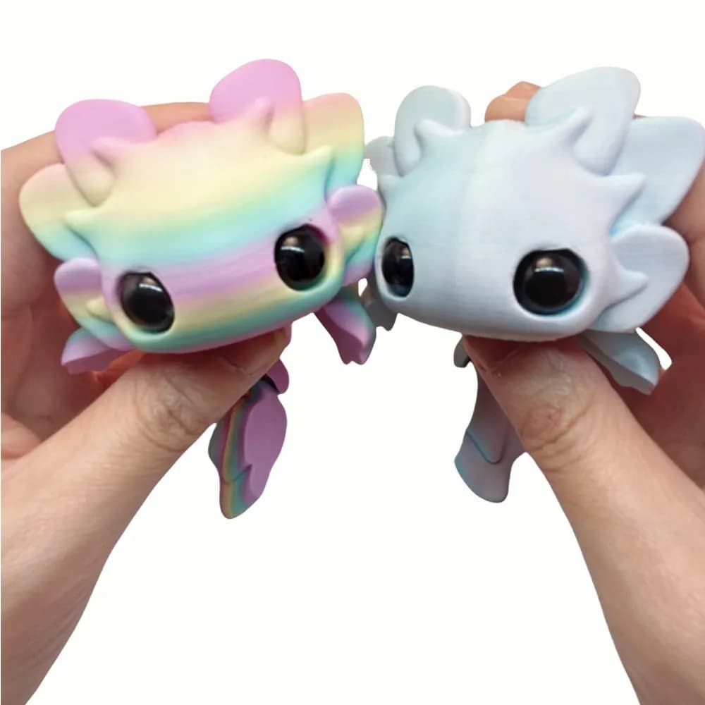 Figurines de salamandre imprimées en 3D