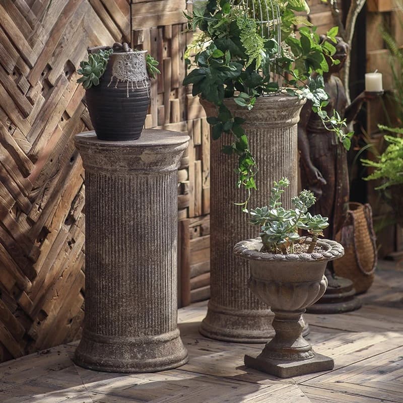Sculptures de jardin Groot, Sculpture rétro de luxe, ornements créatifs Vintage, accessoires esthétiques élégants, décorations de jardins