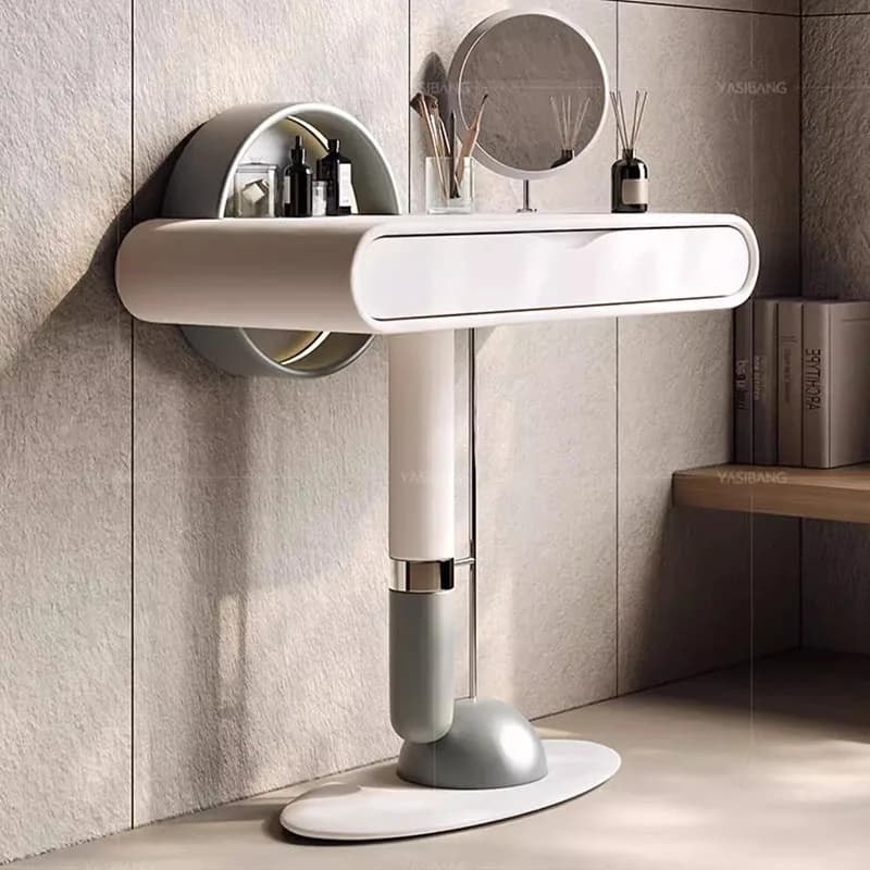 Console de Maquillage Délicieuse et Mignonne, Meuble de Rangement Créatif, Commodes Modernes et Élégantes, Mobilier de Maison