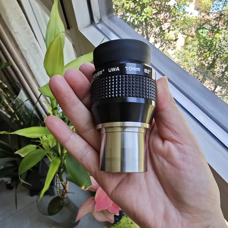 Oculaire SkyRover UWA 10 mm FMC 1,25 pouce ultra grand angle 82 degrés pliable pour l'astronomie et l'observation des étoiles, accessoire de télescope