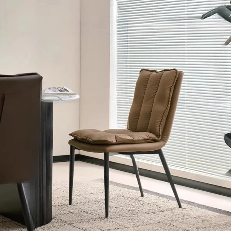 Ensemble de 2 chaises de salle à manger esthétiques peu encombrantes, rangement créatif, meubles de salon