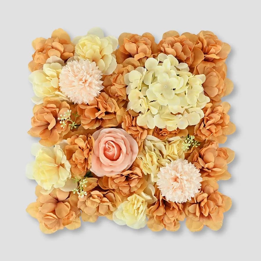 Simulation d'hortensia pivoine d'automne, mur de fleurs, fond de mariage, centre commercial, magasin, décoration murale, décoration de salon