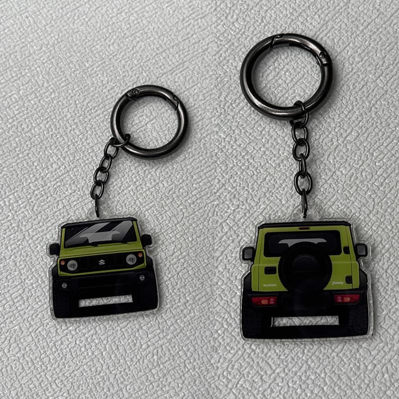 Car Model Jimny Key Ring Key Chain Keyring For 2019-2025 Suzuki Jimny Jb74 JB64 Accessories Life Style Keychain